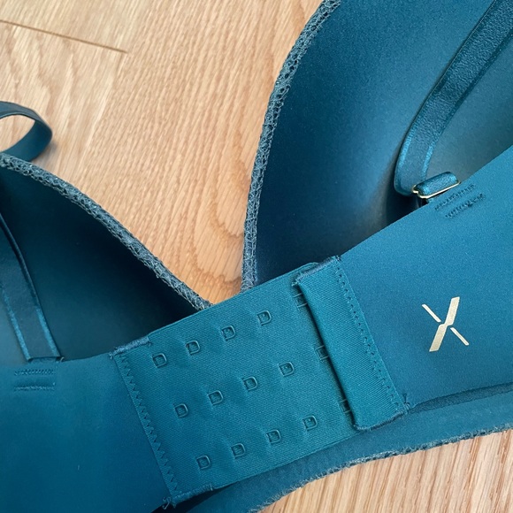 EUC 7+ Knix Wingwoman Lace Contour Bra emerald green - Picture 5 of 8